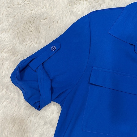 Blue Women's Button-Up Top International Concepts - Picture 4 of 8